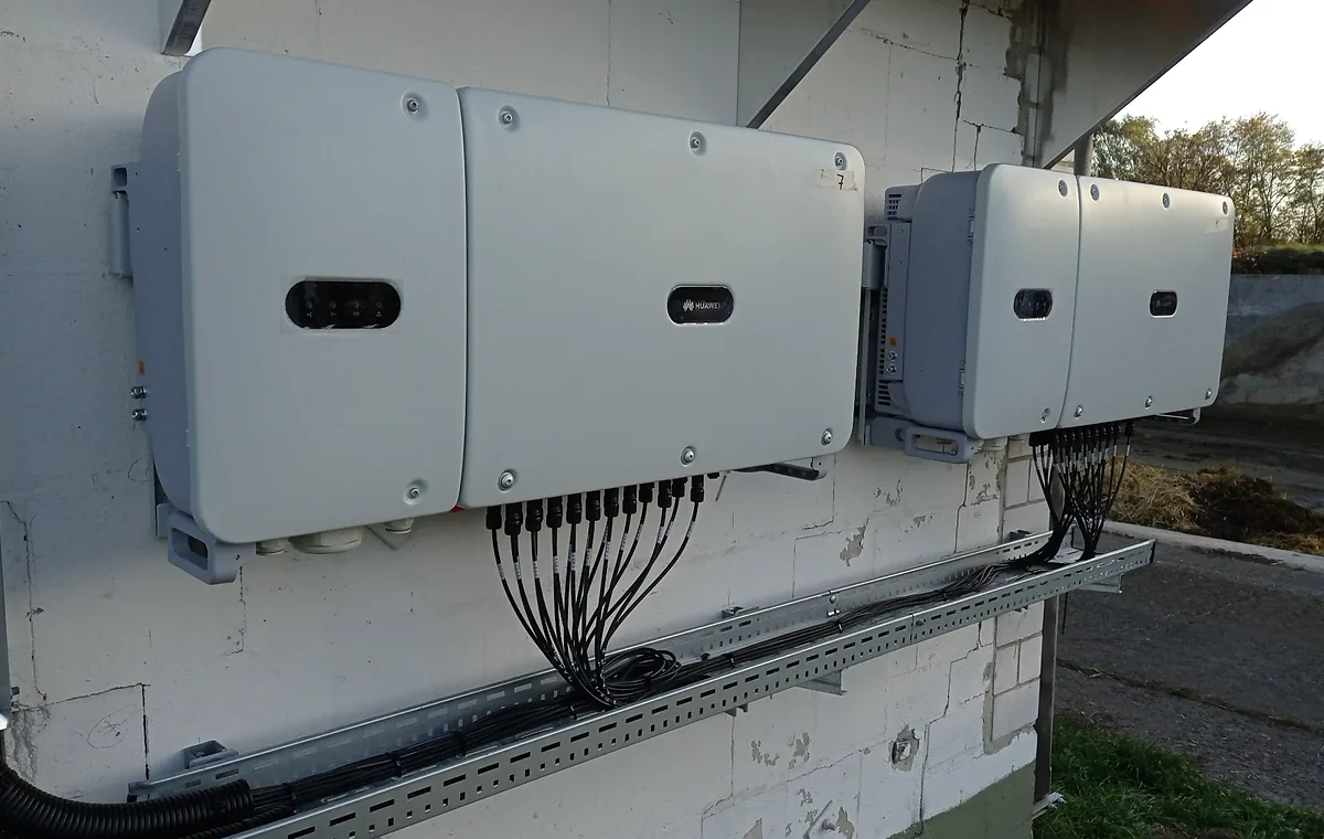 Photovoltaic inverter equipment installed by A-G-BAU
